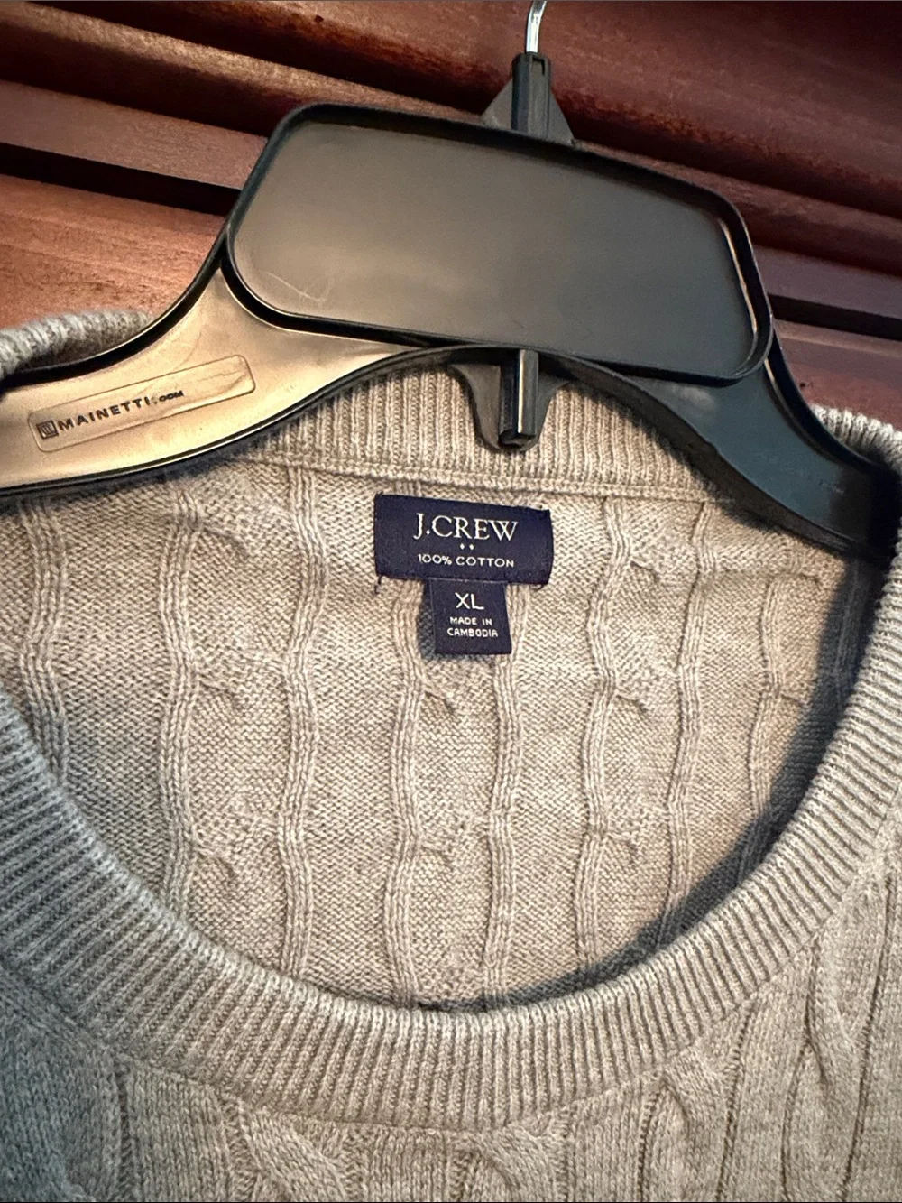 J. Crew sweater.